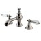 Kingston Brass KC7068WLL 8" Widespread Bathroom Faucet, Brushed Nickel KC7068WLL - alternate 1